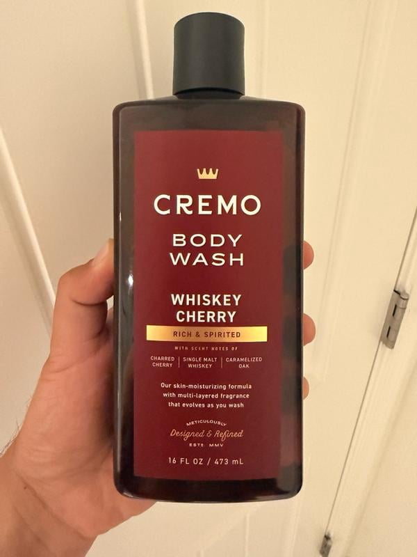 Cremo Men's Body Wash, Whiskey Cherry Scent, 16 fl oz - Walmart.com