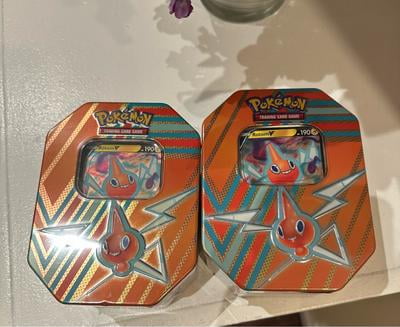 Pokemon Hidden Potential Rotom V Tin, 5 TCG Booster Packs, Foil Promo Card  Included - Walmart.com