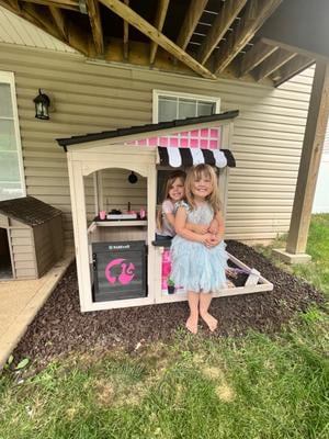 KidKraft Barbie™ Seaside Outdoor Playhouse for Kids with Doll