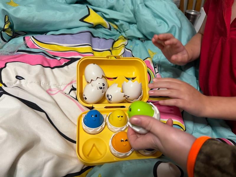 Kidoozie Peek N Peep Eggs - Mentally Stimulating – Employs Tactile