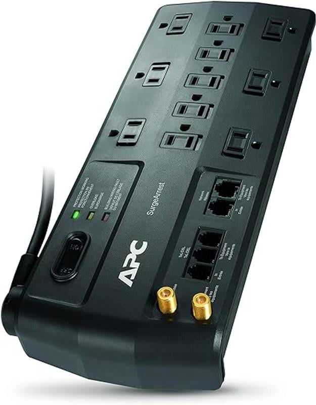 APC SurgeArrest 3020ジュール サージプロテクター APC Power Supply 11-Outlet Surge Protector with Telephone