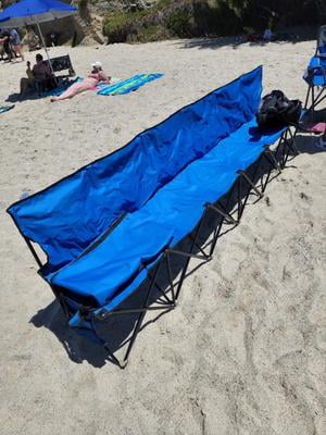 Yaheetech Heavy Duty 6 Seats Foldable Team Bench for Outdoor