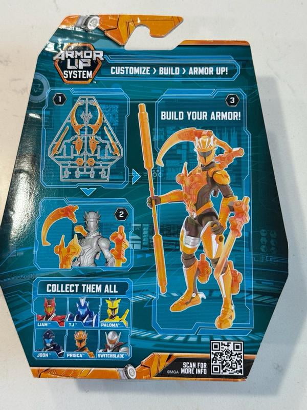 Armorsaurs Raptor Pilot (Prisca Silva) Action Figure Toy, 3.75