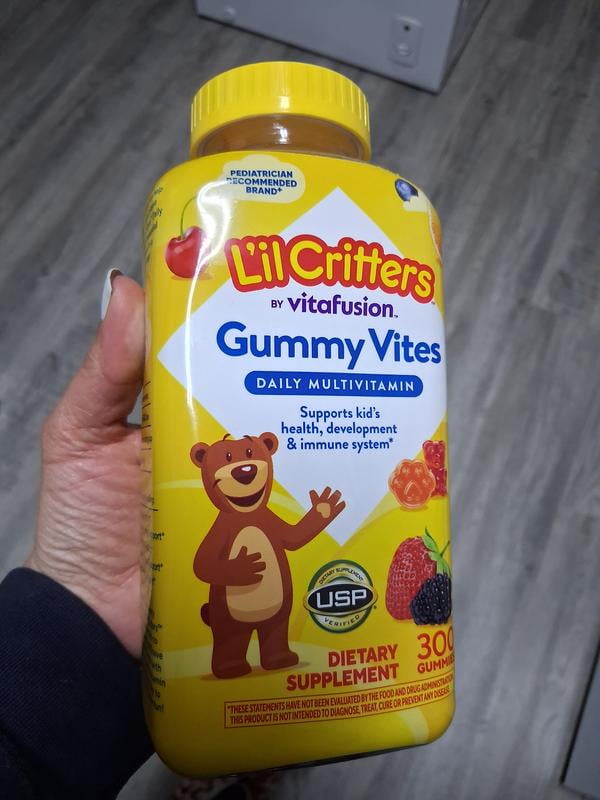 ぐみ 並行輸入品】L'il Critters リルクリッターズ 子供用 マルチビタミン