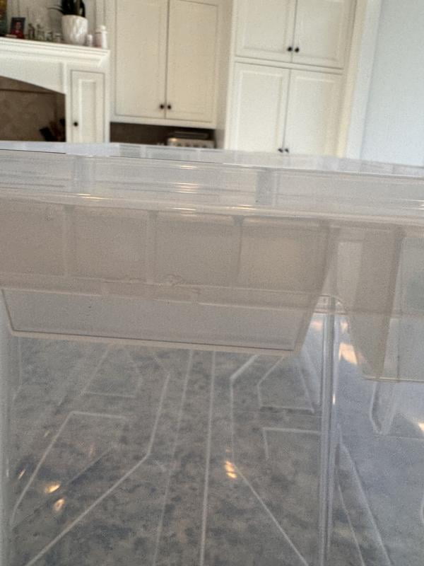 Member's Mark 60 Quart Clear Storage Tote, 17.2