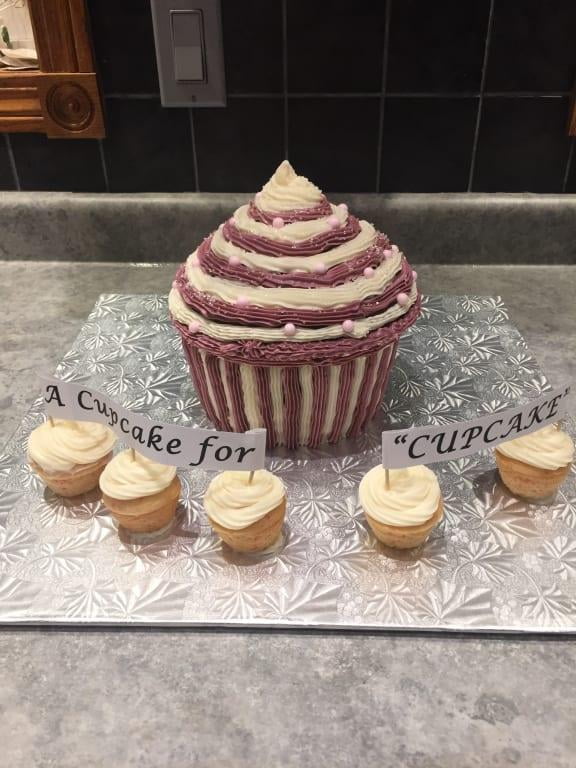 Giant Cupcake Cake – Lark Cake Shop