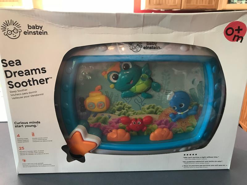 I/B~Baby Einstein Frog & Underwater Critters Baby Soother Musical Crib Toy