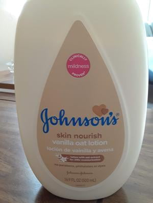 johnson's skin nourish vanilla oat lotion