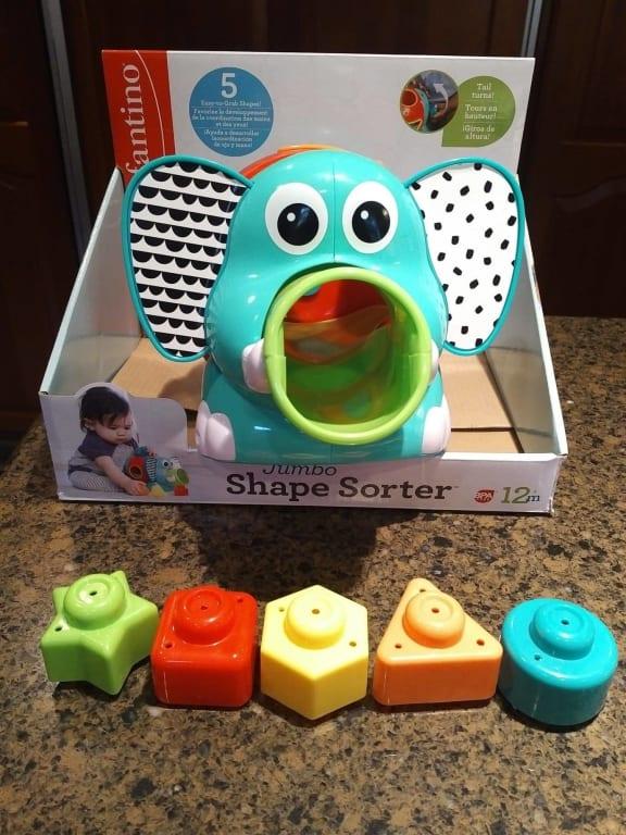infantino elephant shape sorter