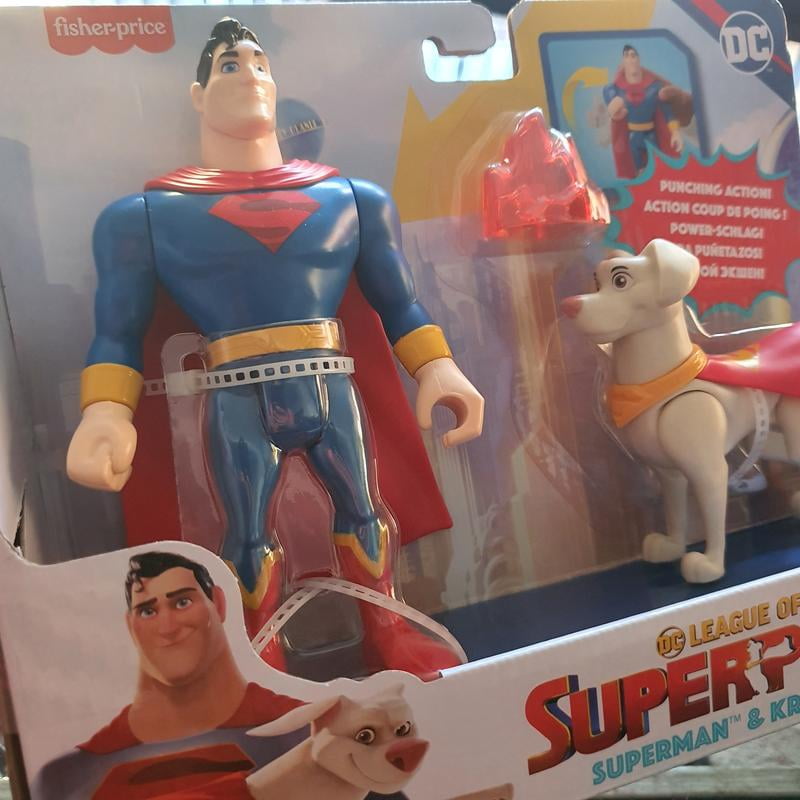 Promo Fisher-price Dc League Of -pets Talking Ace Figure Poseable 6-in