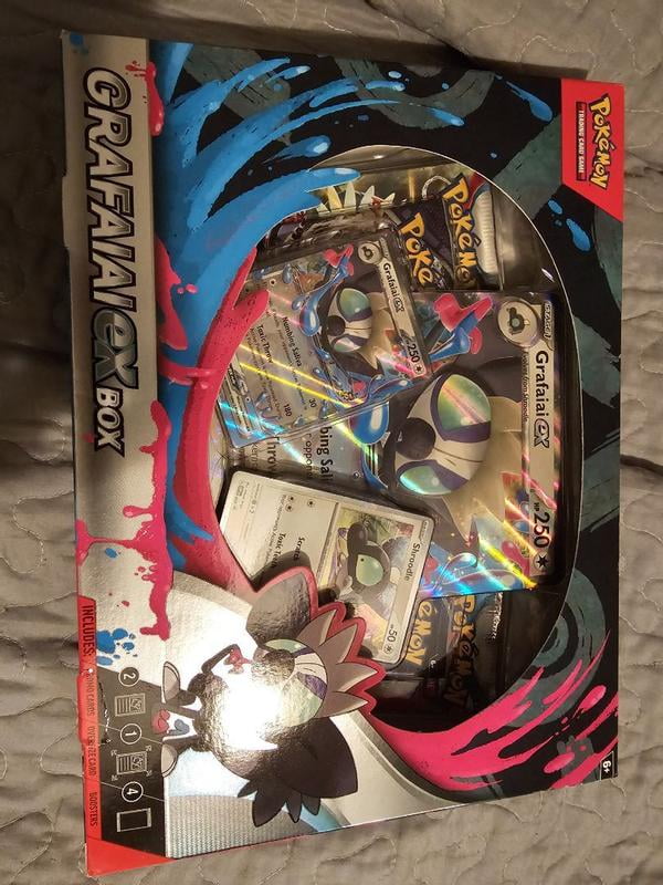 GCC Pokémon: Box Grafaiai Ex - Carta Promo Olografica + 4 Buste Espansione