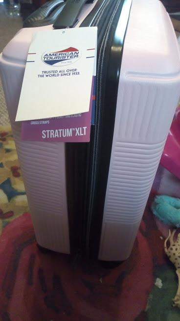 american tourister stratum xlt hardside spinner luggage