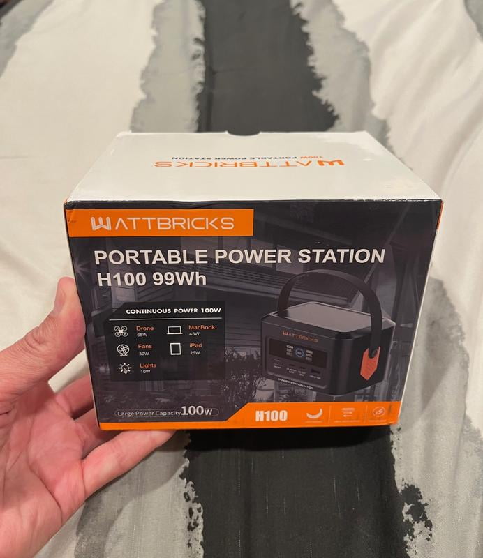 Customer reviews for Wattbricks Energy 120-Watt Peak With 99.2Whr Portable  Power Station