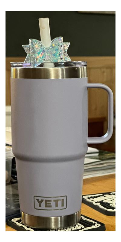 YETI Rambler Tumbler, Handle, Straw Lid, Vacuum Insulated