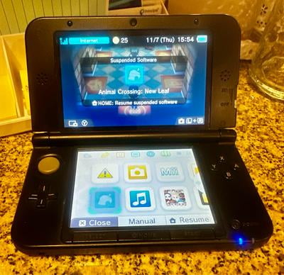 Restored Nintendo 3DS XL Blue/black Console (Refurbished)