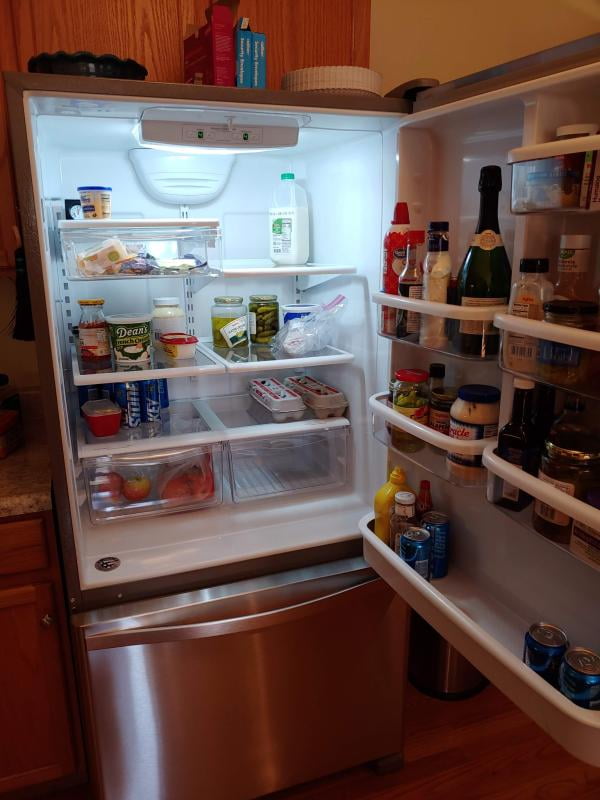 Whirlpool Wrb322dmbm 21 9 Cu Ft Stainless Steel Bottom Freezer Refrigerator Energy Star Walmart Com Walmart Com Whirlpool Wrb322dmbm 21 9 Cu Ft Stainless Steel Bottom Freezer Refrigerator Energy Star Walmart Com Walmart Com