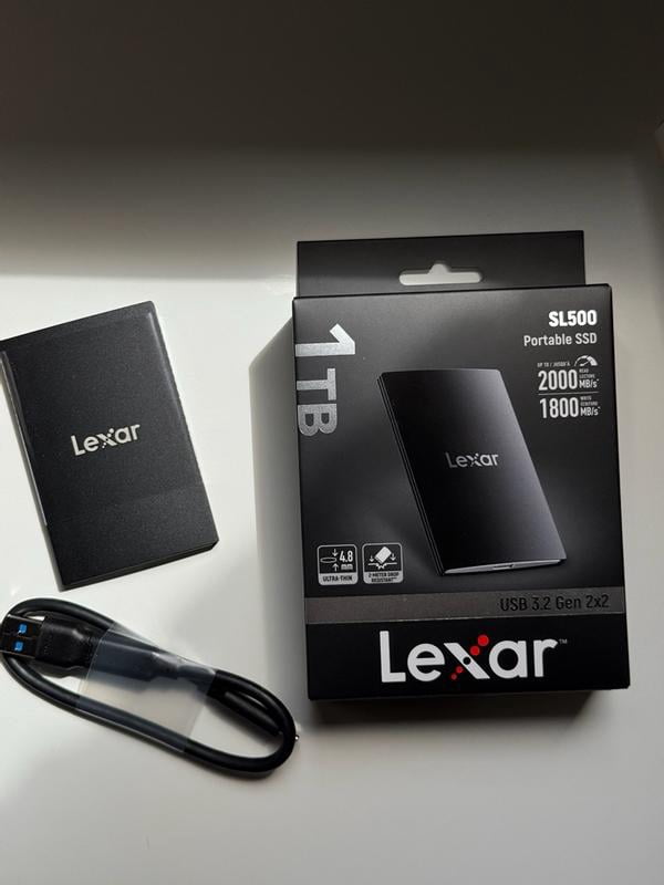 Lexar, External Memory for Laptop, 2TB SSD, USB 3.2 Gen 2
