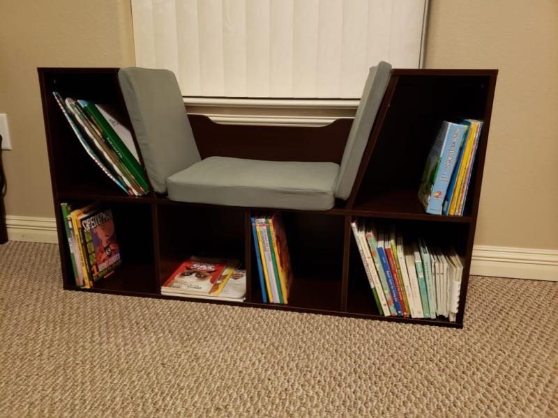 Kidkraft Bookcase With Reading Nook White Walmart Com