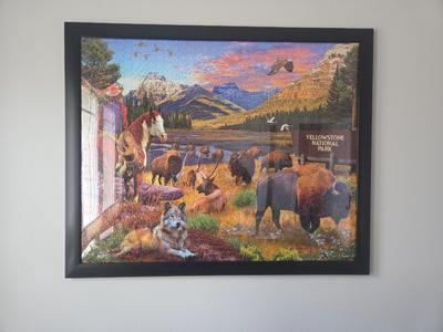 Mainstays 20x30 Black Museum Poster Frame with Back-Loading Tabs