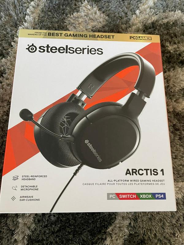 Steelseries Arctis 1 Gaming Headset Black Walmart Com Walmart Com - hot pink 8 bit headphones roblox