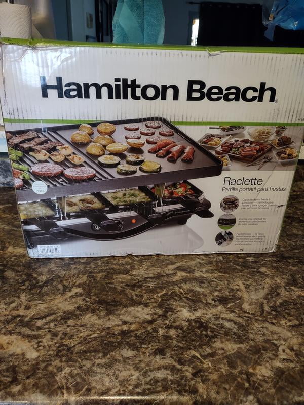 Hamilton Beach 31612-MX 1300 Watt Raclette Party Grill