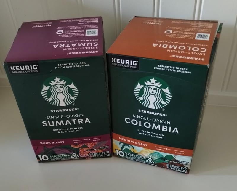 Starbucks Dark Roast Coffee Pods, Sumatra, 72 K-Cups, Spicy Herbal