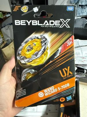 Beyblade X Wand Wizard 5-70DB UX Starter Pack with Top & Launcher