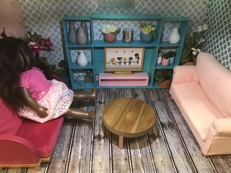 Living Room American Doll Desk Living Room Furniture Set For 18