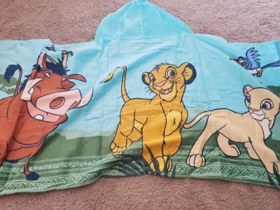 lion king hooded towel