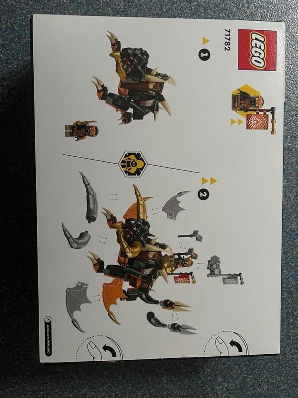 LEGO, Collectible Action Toy, 71782, NINJAGO Cole's Earth Dragon