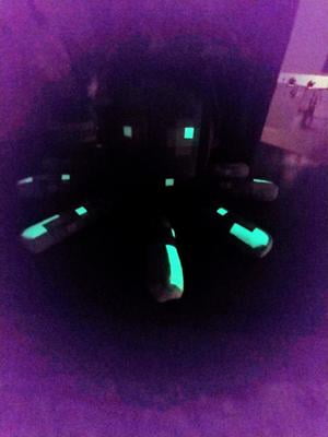 Minecraft Squid Glow In The Dark Blue Pillow Buddy 1 Piece Walmart Com Walmart Com