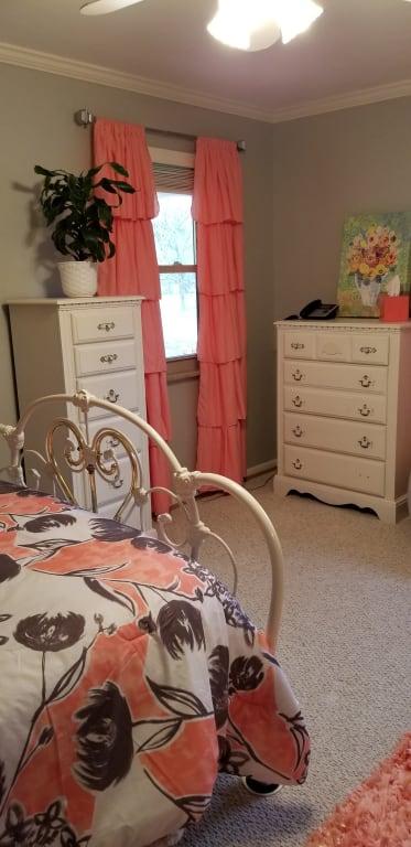Window Treatments Your Zone Ruffle Girls Bedroom Curtain 42x95 Coral Curtain Panels
