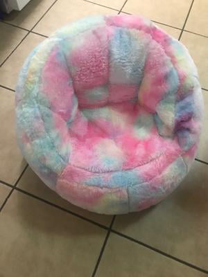 Rainbow Bean Bag Chair Top Ers Up, Pastel Tie Dye Bean Bag Chair