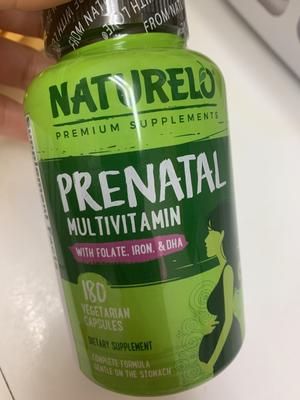 NATURELO Prenatal Multivitamin - Natural Vitamins & Minerals - Active Folate, Iron & Calcium - View #5