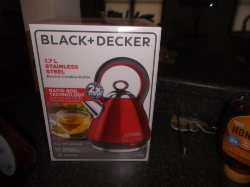 Black And Decker Electric Water Kettle Red Model KE2009R