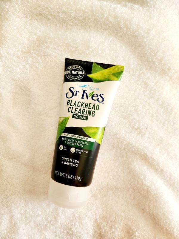 St. Ives Gesichtspeeling Gegen Mitesser – Mit Grünem Tee, 170 Ml, ölfrei Und Hypoallergen