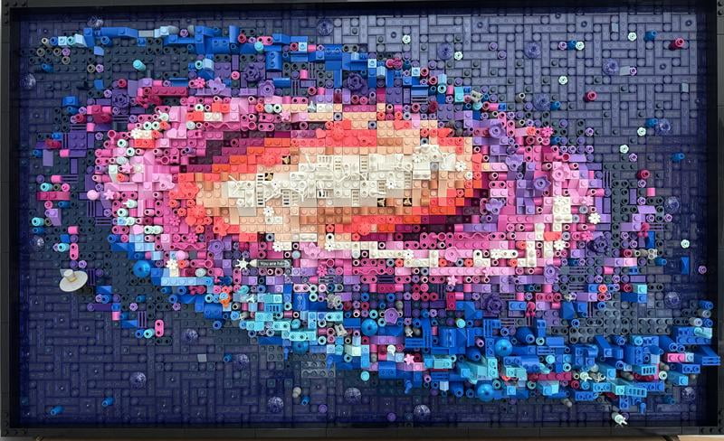 LEGO Art The Milky Way Galaxy Wall Art Décor Set 31212 - Walmart.com
