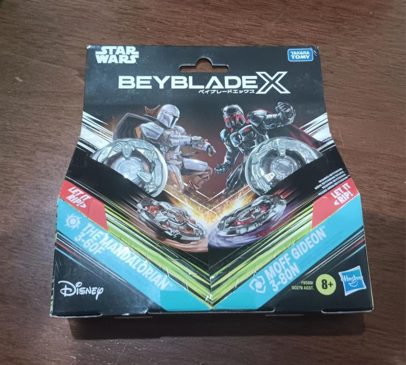 Hasbro Beyblade X Star Wars The Mandalorian 3-60F Attack & Moff