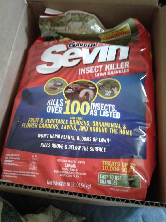 Sevin Insect Killer Outdoor Lawn Granules 20 Lb Bag Treats Up To 20 000 Sq Ft Walmart Com Walmart Com