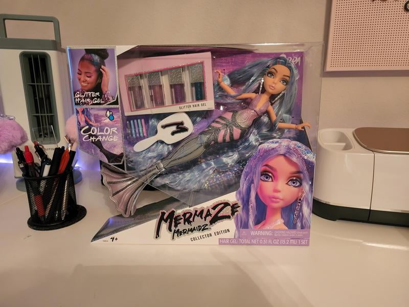 MERMAZE MERMAIDZ Muñeca de moda sirena con cambio de color Shellnelle