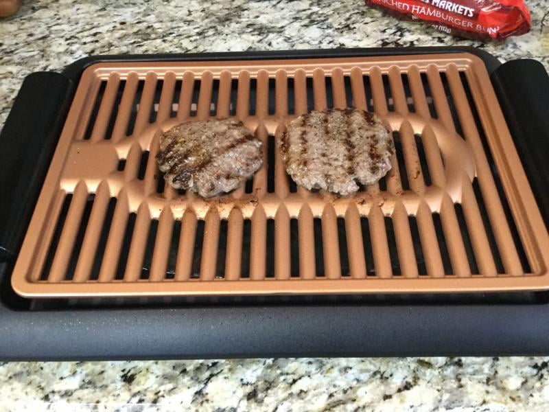 16 in x 14 in Copper Double-Sided Smokeless Grill Griddle by Gotham Steel  at Fleet Farm
