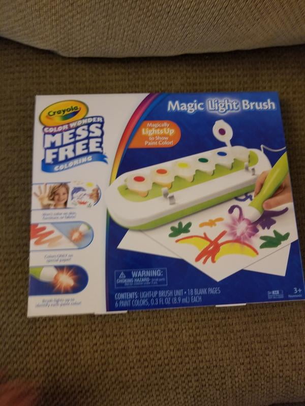 Crayola Color Wonder Mess Free Magic Light Brush 2.0 Paint Set, Gift for  Kids, Ages 3+ (2 Pack) 