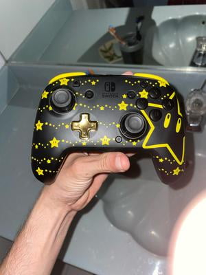 PDP REMATCH GLOW Wireless Controller: Super Star For Nintendo