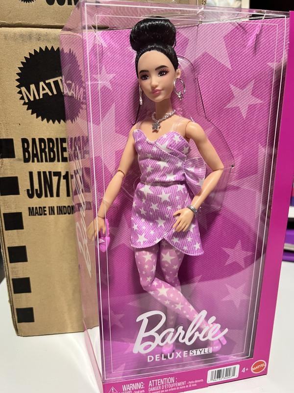 Barbie, Deluxe Style Fashion Doll, #11, Pink Denim Star-Print