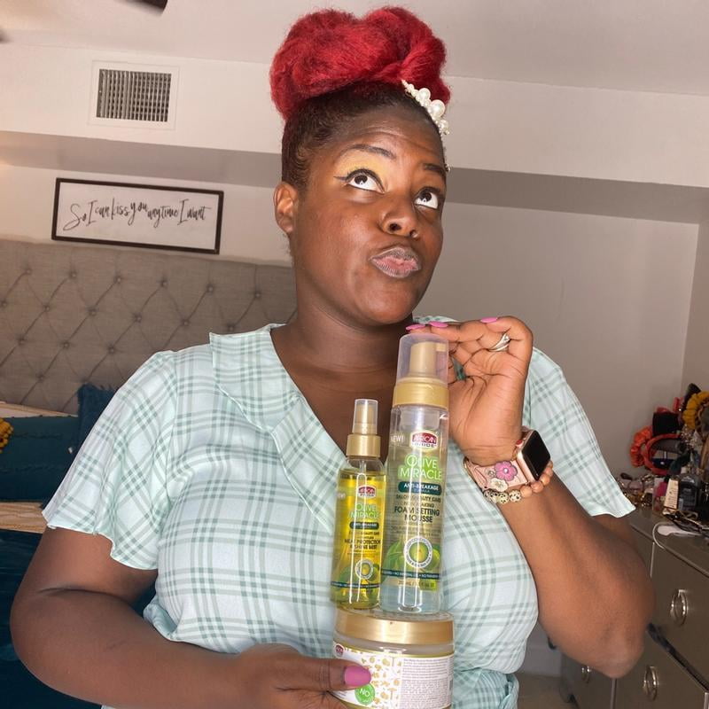 African Pride Olive Miracle Hair Leave-in Mist, Weightless