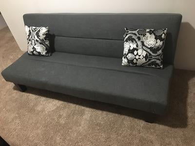 Dhp Kebo Futon With Microfiber Cover Black Walmart Com Walmart Com