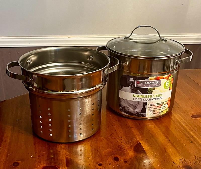 Denmark Tools for Cooks 3 Piece Stainless Steel Multi Cooker Large