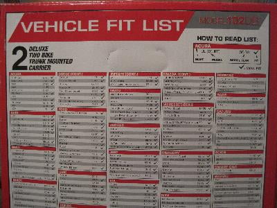 102db bike rack