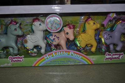 My Little Pony Classic 35th Anniversary Rainbow Pony Gift Set 5 Pack Walmart Com Walmart Com