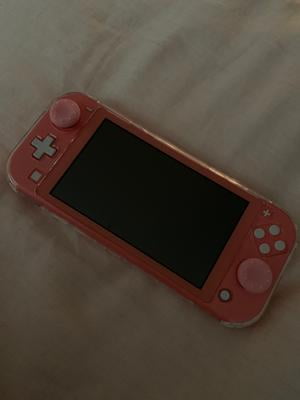 nintendo switch lite coral accessories